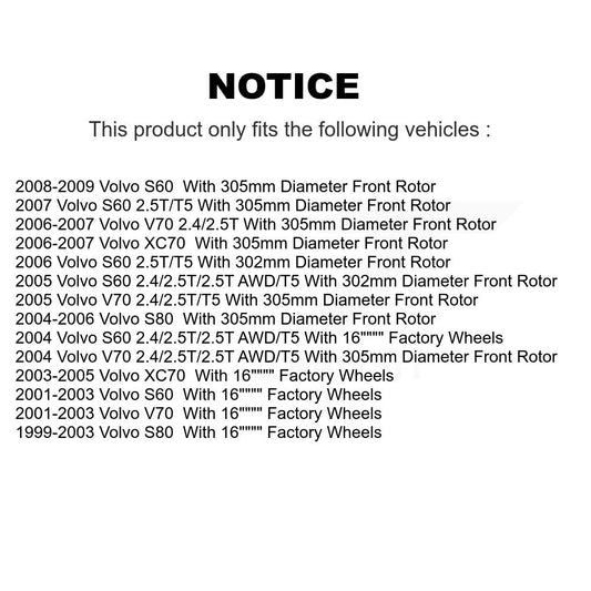 Coated Disc Rotors and Ceramic Brake Pads Kit-KGT-100266 - Kit.bestparts.ca