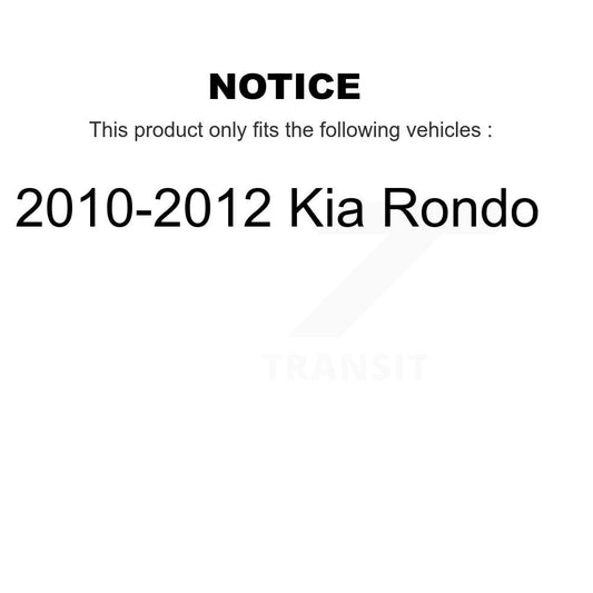 Coated Disc Rotors and Ceramic Brake Pads Kit-KGT-100277 - Kit.bestparts.ca