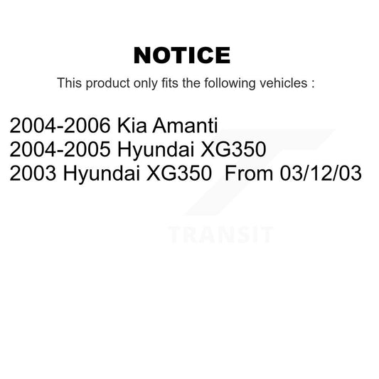 Coated Disc Rotors and Ceramic Brake Pads Kit-KGT-100311 - Kit.bestparts.ca