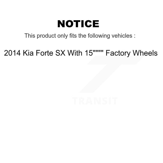 Coated Disc Rotors and Ceramic Brake Pads Kit-KGT-100366 - Kit.bestparts.ca