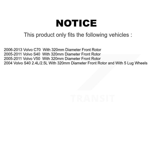 Coated Disc Rotors and Ceramic Brake Pads Kit-KGT-100401 - Kit.bestparts.ca