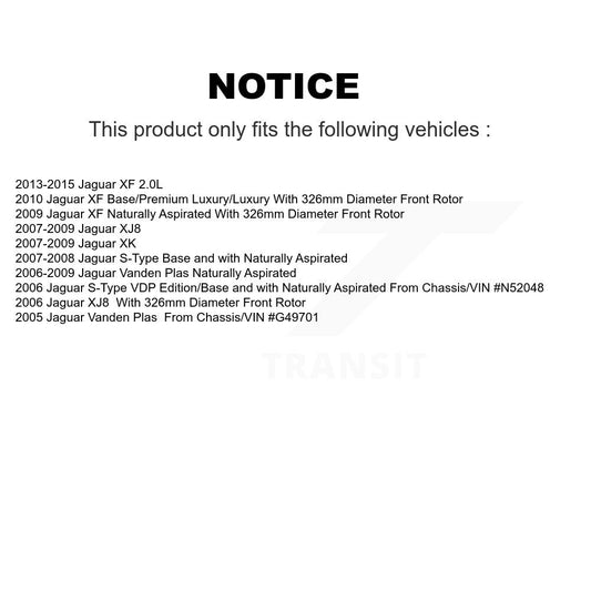 Coated Disc Rotors and Ceramic Brake Pads Kit-KGT-100429 - Kit.bestparts.ca