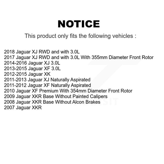 Coated Disc Rotors and Ceramic Brake Pads Kit-KGT-100430 - Kit.bestparts.ca