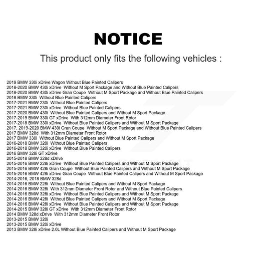 Coated Disc Rotors and Ceramic Brake Pads Kit-KGT-100435 - Kit.bestparts.ca