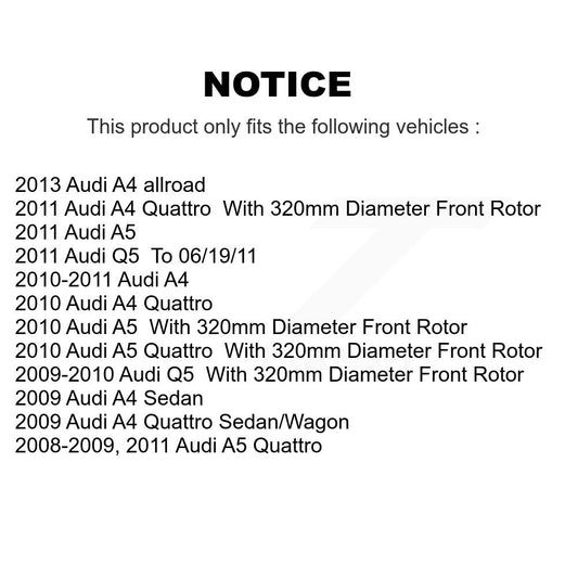 Coated Disc Rotors and Ceramic Brake Pads Kit-KGT-100446 - Kit.bestparts.ca