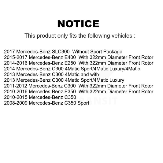 coated disc rotors and ceramic brake pads-kgt-100471 - Kit.bestparts.ca
