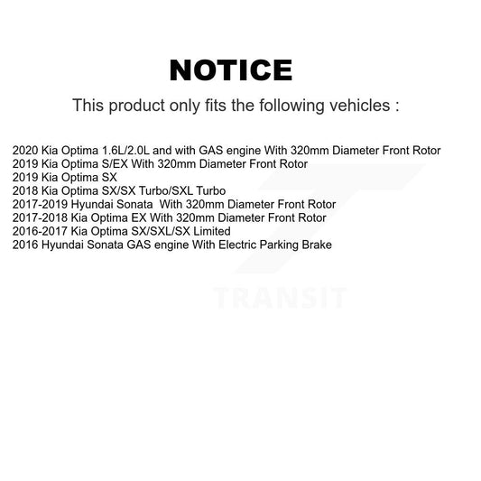 coated disc rotors and ceramic brake pads-kgt-100490 - Kit.bestparts.ca