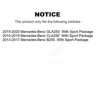 Coated Disc Rotors and Ceramic Brake Pads Kit-KGT-100542 - Kit.bestparts.ca