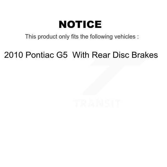 Disc Rotors and Ceramic Brake Pads Kit-KGT-100611 - Kit.bestparts.ca