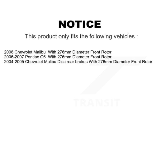 Disc Rotors and Ceramic Brake Pads Kit-KGT-100614 - Kit.bestparts.ca