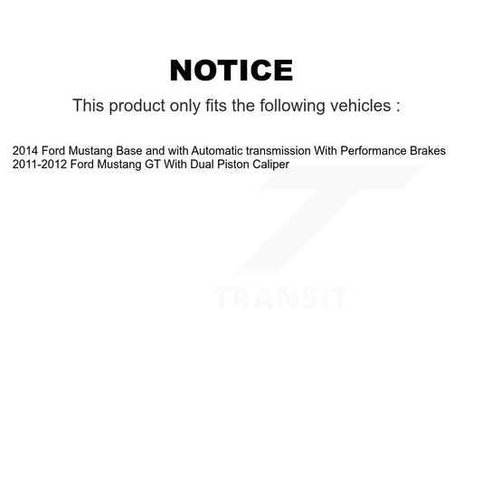 Disc Rotors and Ceramic Brake Pads Kit-KGT-100718 - Kit.bestparts.ca