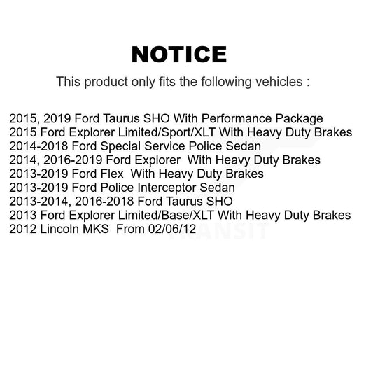 Disc Rotors and Ceramic Brake Pads Kit-KGT-100724 - Kit.bestparts.ca