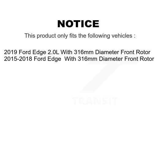 Disc Rotors and Ceramic Brake Pads Kit-KGT-100732 - Kit.bestparts.ca