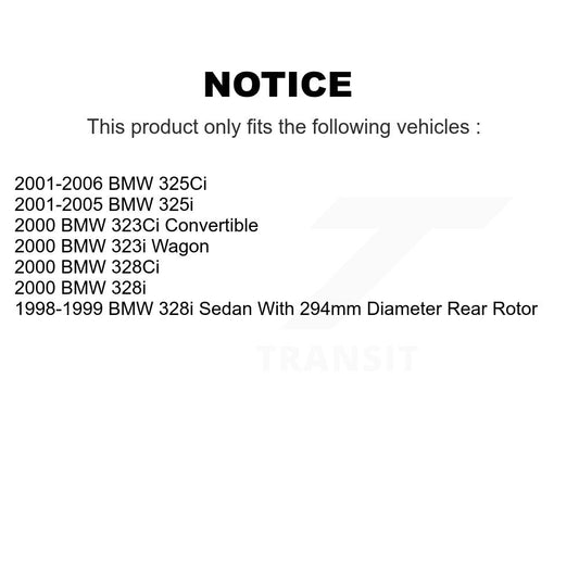 Disc Rotors and Ceramic Brake Pads Kit-KGT-100876 - Kit.bestparts.ca