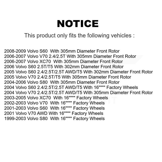 Disc Rotors and Ceramic Brake Pads Kit-KGT-100880 - Kit.bestparts.ca