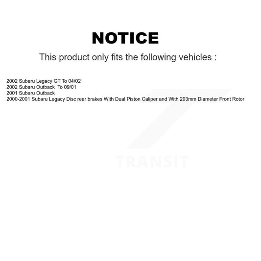 Disc Rotors and Ceramic Brake Pads Kit-KGT-100922 - Kit.bestparts.ca
