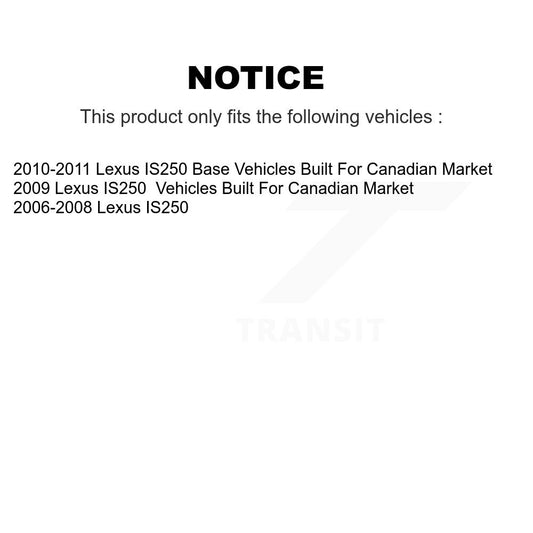 Disc Rotors and Ceramic Brake Pads Kit-KGT-101046 - Kit.bestparts.ca