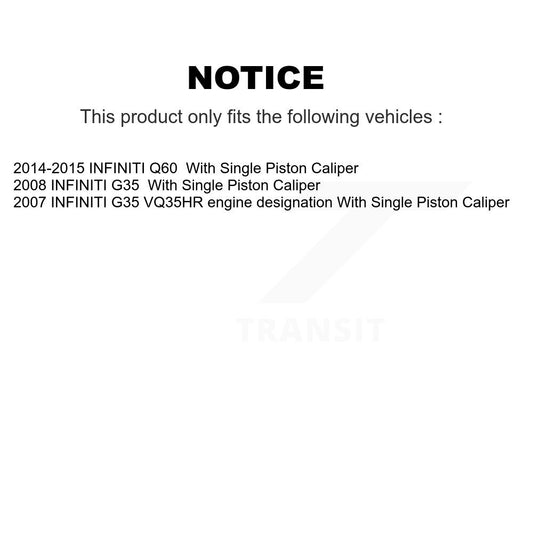 Disc Rotors and Ceramic Brake Pads Kit-KGT-101073 - Kit.bestparts.ca