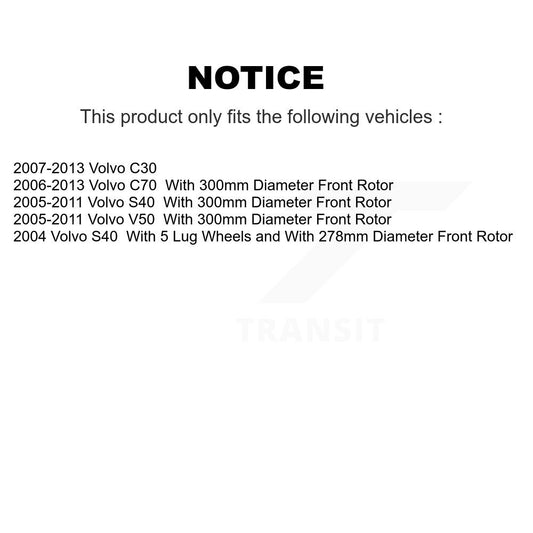 Disc Rotors and Ceramic Brake Pads Kit-KGT-101085 - Kit.bestparts.ca