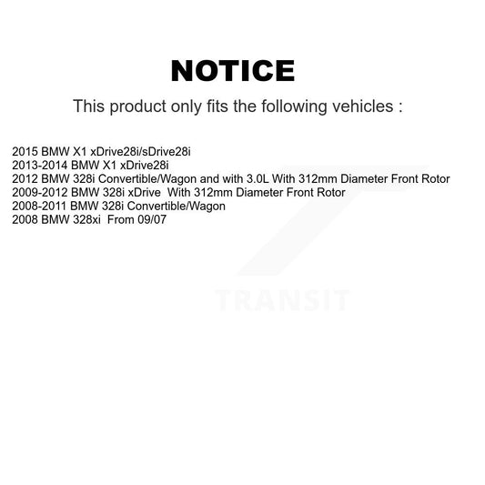 Disc Rotors and Ceramic Brake Pads Kit-KGT-101119 - Kit.bestparts.ca