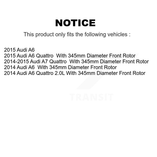 Disc Rotors and Ceramic Brake Pads Kit-KGT-101133 - Kit.bestparts.ca