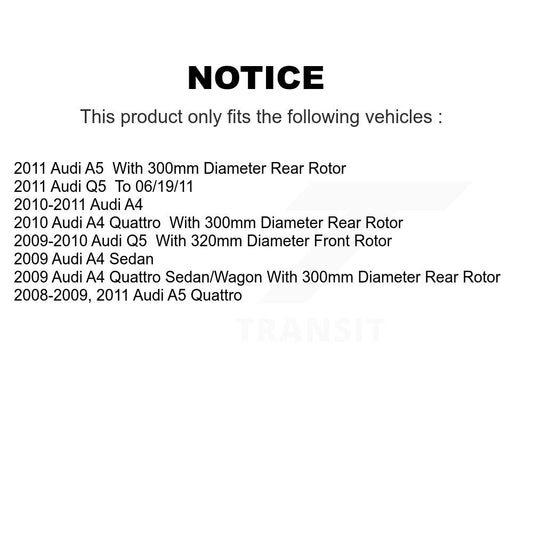 Disc Rotors and Ceramic Brake Pads Kit-KGT-101135 - Kit.bestparts.ca