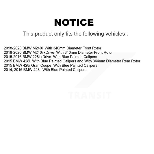Disc Rotors and Ceramic Brake Pads Kit-KGT-101264 - Kit.bestparts.ca