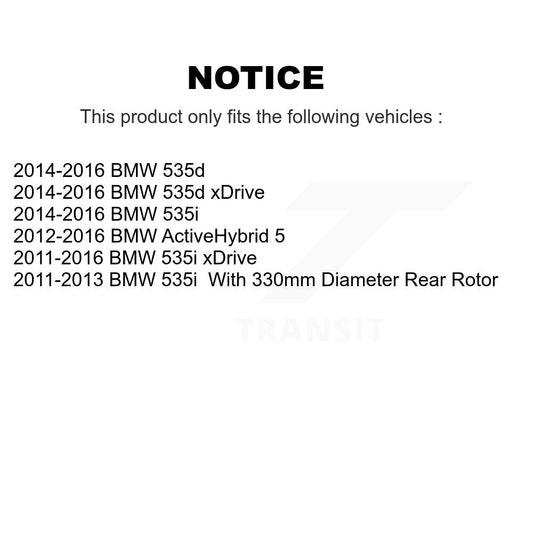 Disc Rotors and Ceramic Brake Pads Kit-KGT-101276 - Kit.bestparts.ca