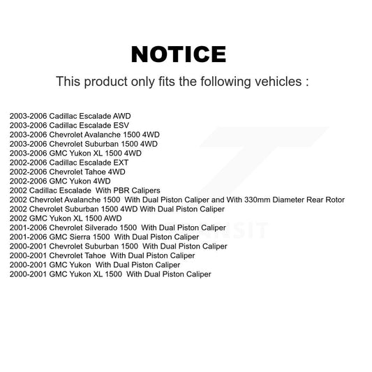 Coated Disc Rotors and Ceramic Brake Pads Kit-KGT-101289 - Kit.bestparts.ca