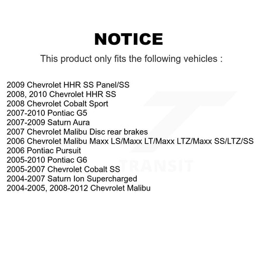Coated Disc Rotors and Ceramic Brake Pads Kit-KGT-101299 - Kit.bestparts.ca
