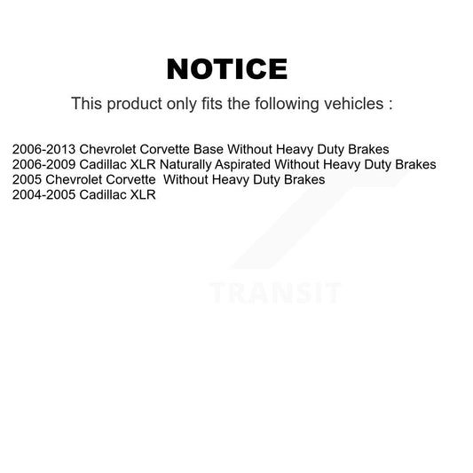 Coated Disc Rotors and Ceramic Brake Pads Kit-KGT-101300 - Kit.bestparts.ca