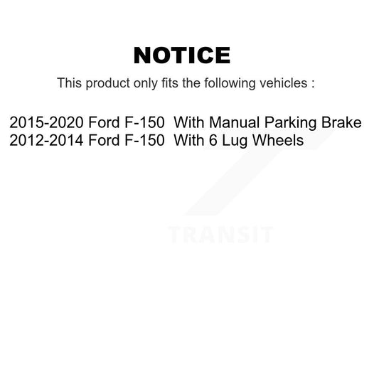 Coated Disc Rotors and Ceramic Brake Pads Kit-KGT-101375 - Kit.bestparts.ca