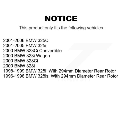 Coated Disc Rotors and Ceramic Brake Pads Kit-KGT-101477 - Kit.bestparts.ca