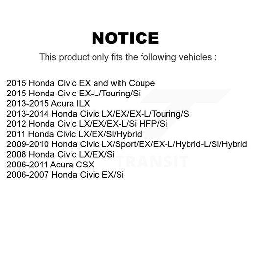 Coated Disc Rotors and Ceramic Brake Pads Kit-KGT-101523 - Kit.bestparts.ca