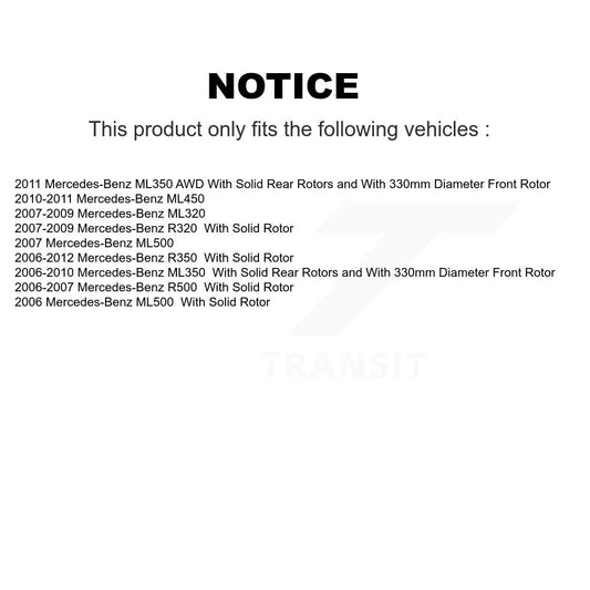 Coated Disc Rotors and Ceramic Brake Pads Kit-KGT-101533 - Kit.bestparts.ca
