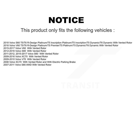 Coated Disc Rotors and Ceramic Brake Pads Kit-KGT-101575 - Kit.bestparts.ca