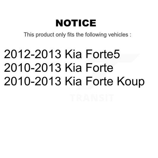 Coated Disc Rotors and Ceramic Brake Pads Kit-KGT-101599 - Kit.bestparts.ca