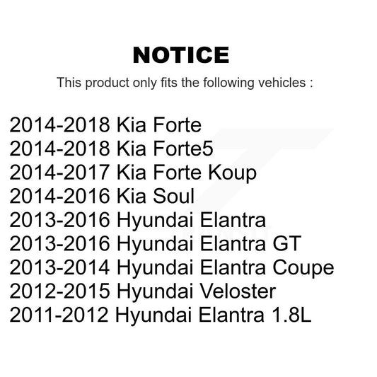 Coated Disc Rotors and Ceramic Brake Pads Kit-KGT-101633 - Kit.bestparts.ca