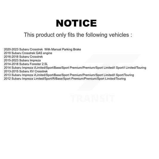 Coated Disc Rotors and Ceramic Brake Pads Kit-KGT-101636 - Kit.bestparts.ca