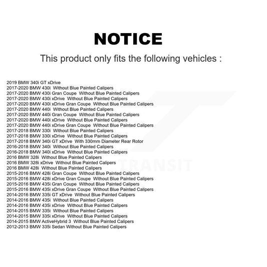 Coated Disc Rotors and Ceramic Brake Pads Kit-KGT-101653 - Kit.bestparts.ca
