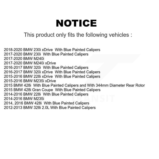 Coated Disc Rotors and Ceramic Brake Pads Kit-KGT-101685 - Kit.bestparts.ca