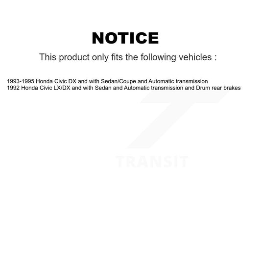Coated Disc Rotors and Ceramic Brake Pads Kit-KGT-101815 - Kit.bestparts.ca