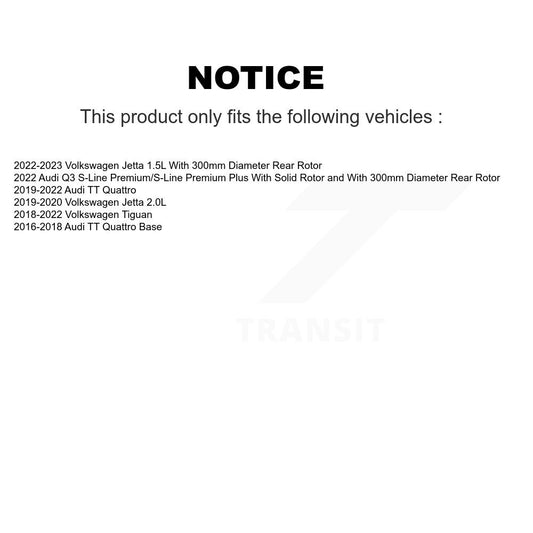 Coated Disc Rotors and Ceramic Brake Pads Kit-KGT-101946 - Kit.bestparts.ca