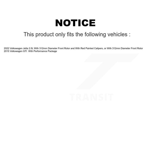 Coated Disc Rotors and Ceramic Brake Pads Kit-KGT-102013 - Kit.bestparts.ca