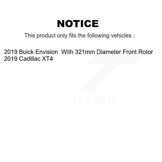 Coated Disc Rotors and Ceramic Brake Pads Kit-KGT-102058 - Kit.bestparts.ca