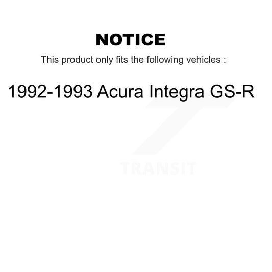 Coated Disc Rotors and Ceramic Brake Pads Kit-KGT-102065 - Kit.bestparts.ca