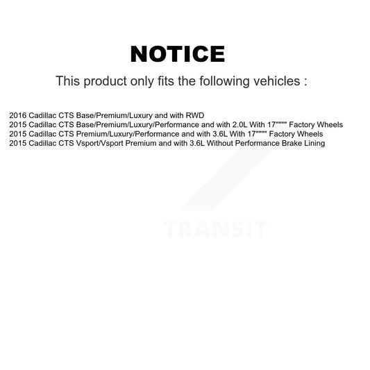 Disc Rotors and Ceramic Brake Pads Kit-KGT-102109 - Kit.bestparts.ca
