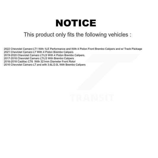 Disc Rotors and Ceramic Brake Pads Kit-KGT-102110 - Kit.bestparts.ca