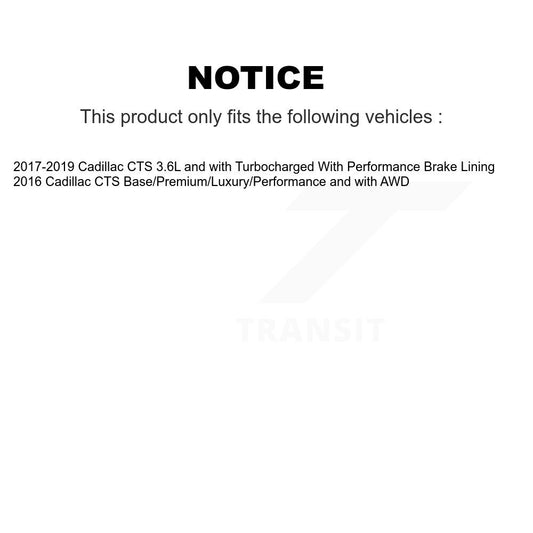 Disc Rotors and Ceramic Brake Pads Kit-KGT-102113 - Kit.bestparts.ca