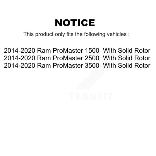 Disc Rotors and Ceramic Brake Pads Kit-KGT-102124 - Kit.bestparts.ca